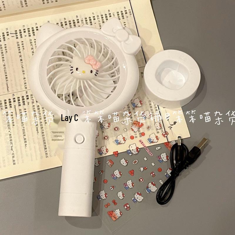 Rechargeable Portable Cartoon Cat Mini Fan