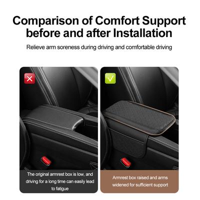 Car Armrest Box Storage Organizer Bag Center Console Car Elbow Rest Storage Pocket Goods Stowing Tidying Interior Accessories