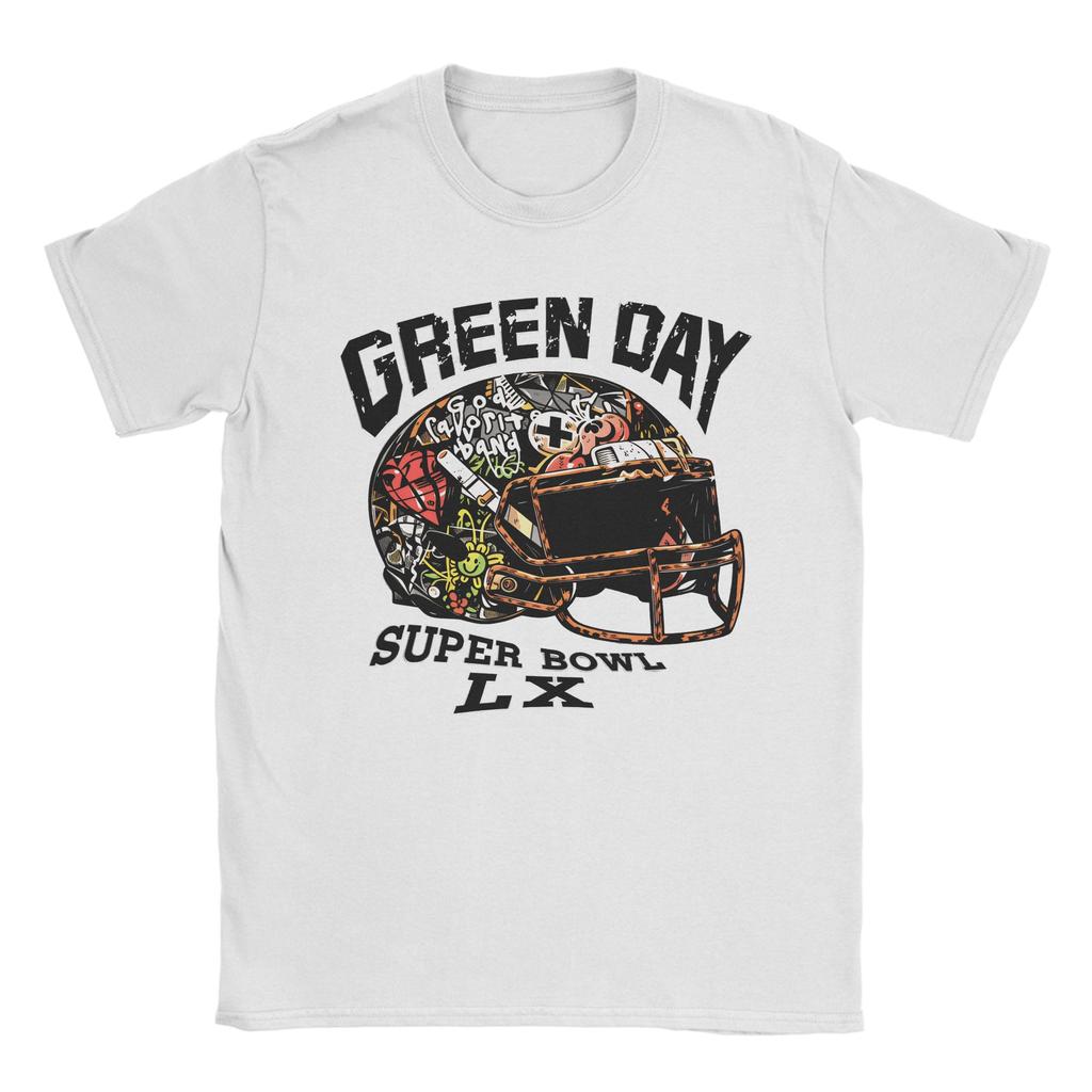 Green Day Bowl Unisex T Shirt Awesome Tee Shirt Short Sleeve O Neck TShirt 100 Cotton Summer Clothing