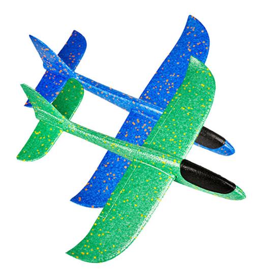 Large Foam Glider with Loop Roll Capability Hand Throw Airplane Toy for Kids Outdoor Flying Toy for Boys Girls Crash-Resistant Outdoor Toy for