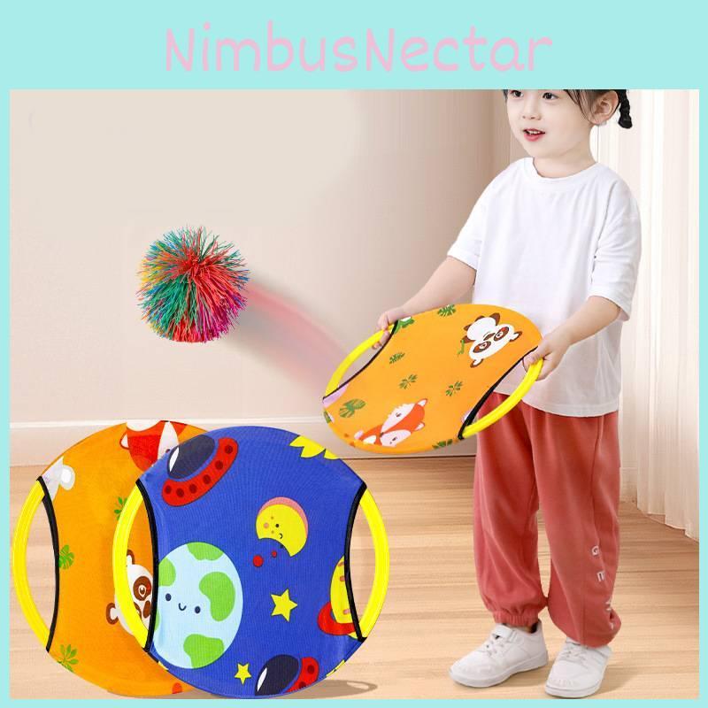 Versatile Children's Sensory Training Bouncing Ring Catch Ball For Fun Parent-child Play