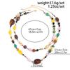Vintage Ethnic Beaded Necklace – Double-Layer Design Small-Niche Layering, Women’s Light Luxury Elegant Collar Chain, Daily To Evening Versatile