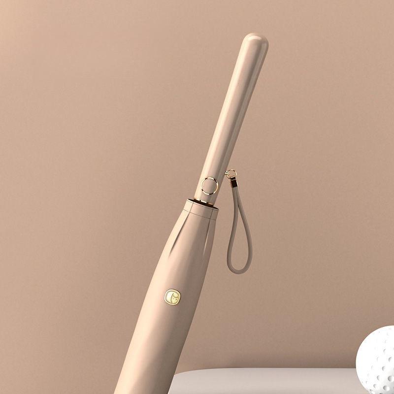 Umbrelă de Lux Goddess Automată cu Mâner Lung, Dublu Scop pentru Soare și Ploaie, Plastic Negru, Cadou de Afaceri, Umbrelă de Soare