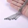 30/60 Flat Wire Chain Set. 1.5mm with lobster buckle for DIY elegant jewelry.