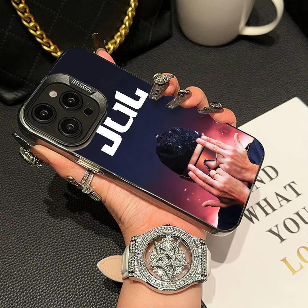 Rapper J-JuL C'est Pas Des Lol Phone Case For iPhone 17 Air 16e 15 14 13 12 11 Pro Max Plus Mini SE Matte Back Silver Cover
