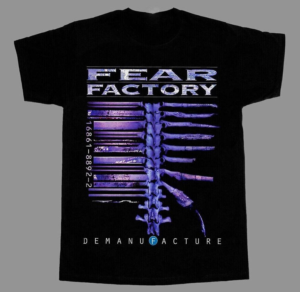 

New Fear Factory - Demanufacture Shirt Classic Black Unisex S-5XL 1G0180 Unisex T-Shirt XXXXL