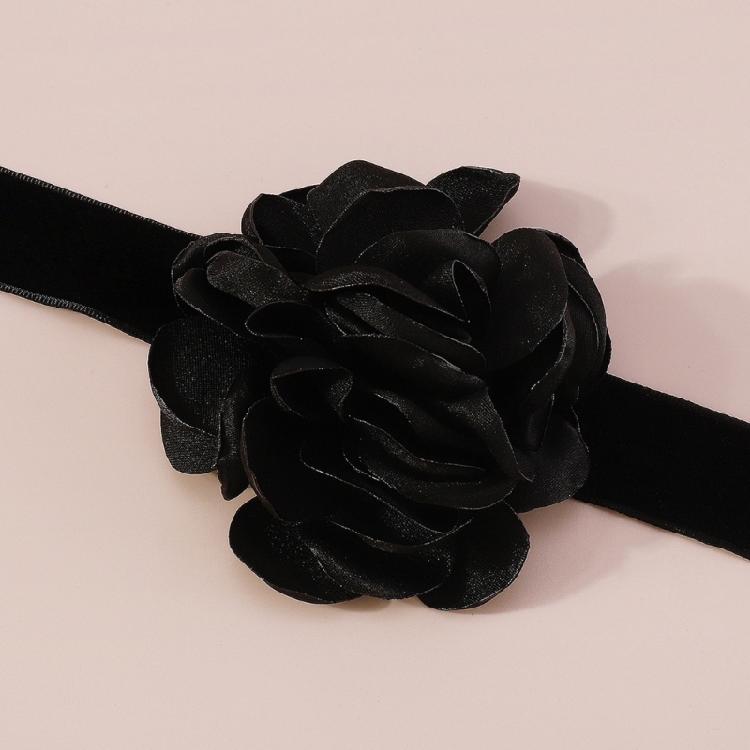 Necklace Girl Elegant Rose Flower Popular Gothic Lolita-Collar Choker Necklace