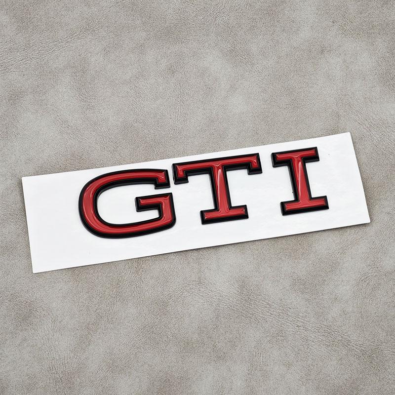 

2026 New For VOLKSWAGEN VW 3D ABS New Logo GTI Emblem Car Rear Trunk Badge For Volkswagen VW Golf 8 Polo Jetta Tiguan Beetle Pas красный черный