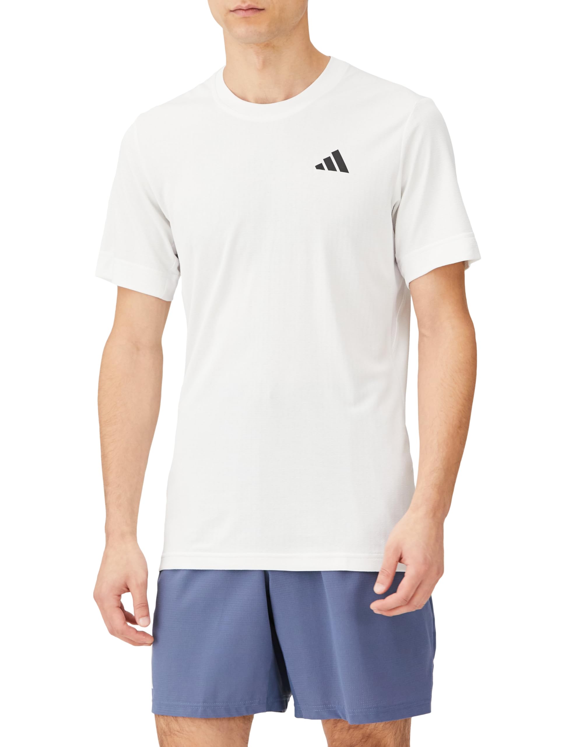 

Adidas IKL76 Short Sleeve Tennis Freelift White Size M Men s S/S T-Shirt, (IP1946),