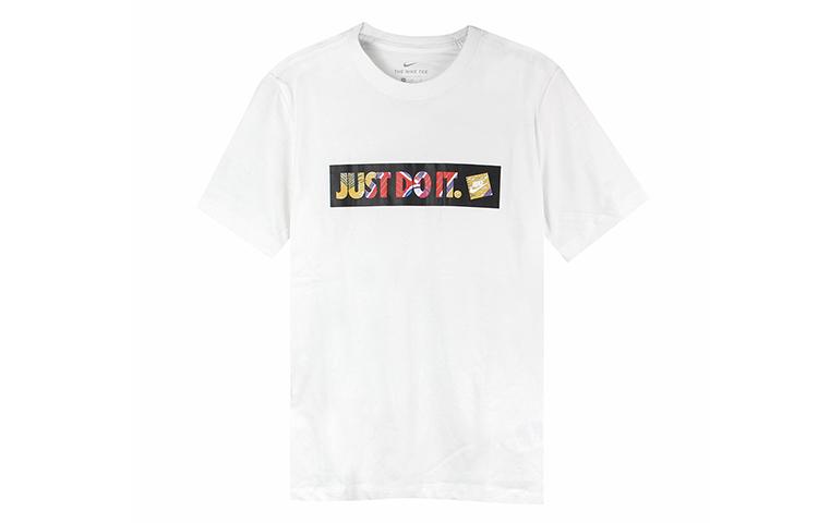 

Nike T Shirts Men s Crew Neck Moderate Straight Fit BQ0170-100 XXL
