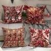 Neuer Weihnachten Bedruckter Kissenbezug Weihnachten Elch Zuhause Sofa Dekoration Kissenbezug Nachttischkissen