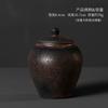 Creative Gilded Ceramic Sealed Jar Home Storage Jar Vintage Coffee Bean Candy Jar Storage Container Tabletop Ornament Home Decor