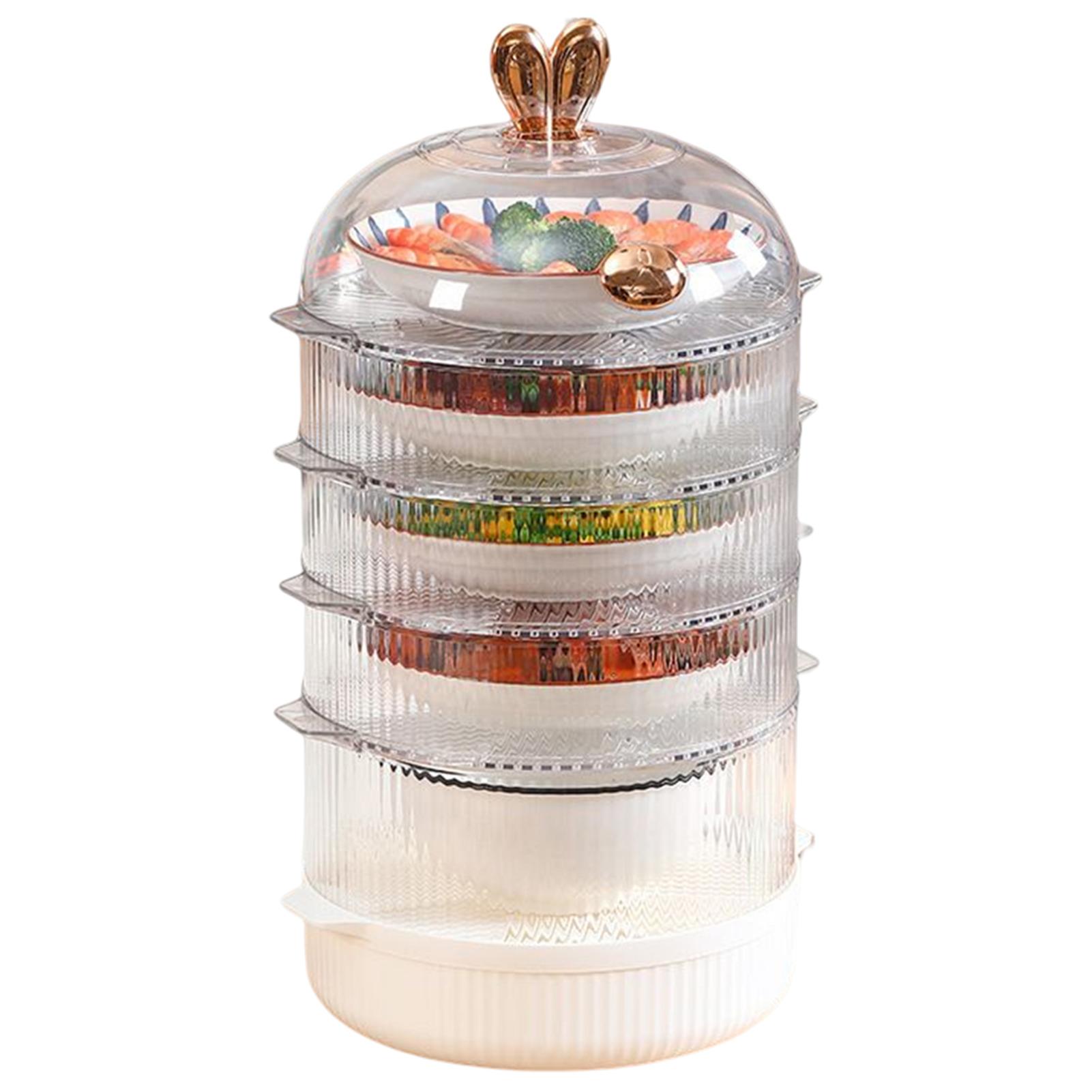 Clear Insulated Food Cover Dustproof Fresh-keeping Food Lid For Home Kitchen One Floor