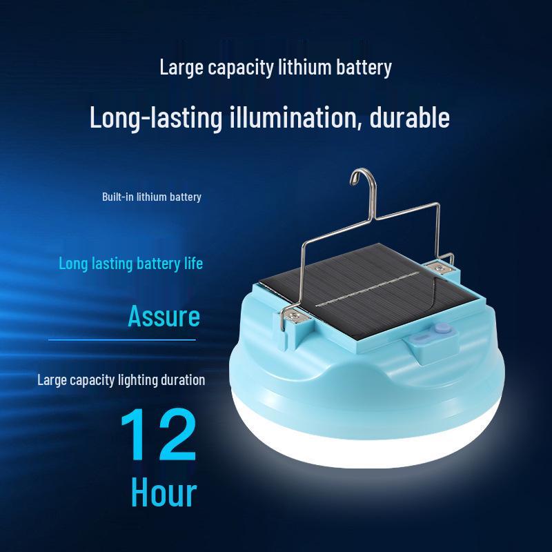 HuiXiang Solar-Powered Portable Camping & Stall Light