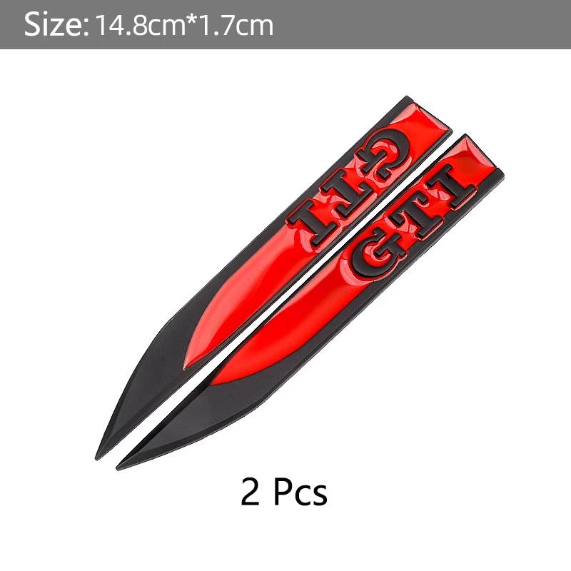 2026 New For VW VOLKSWAGEN Metal Sticker GTI Fender Side Emblem for VW Golf 2 3 4 5 6 7  GTI MK2 MK3 MK4 MK5 MK6 MK7 MK8 Fender
