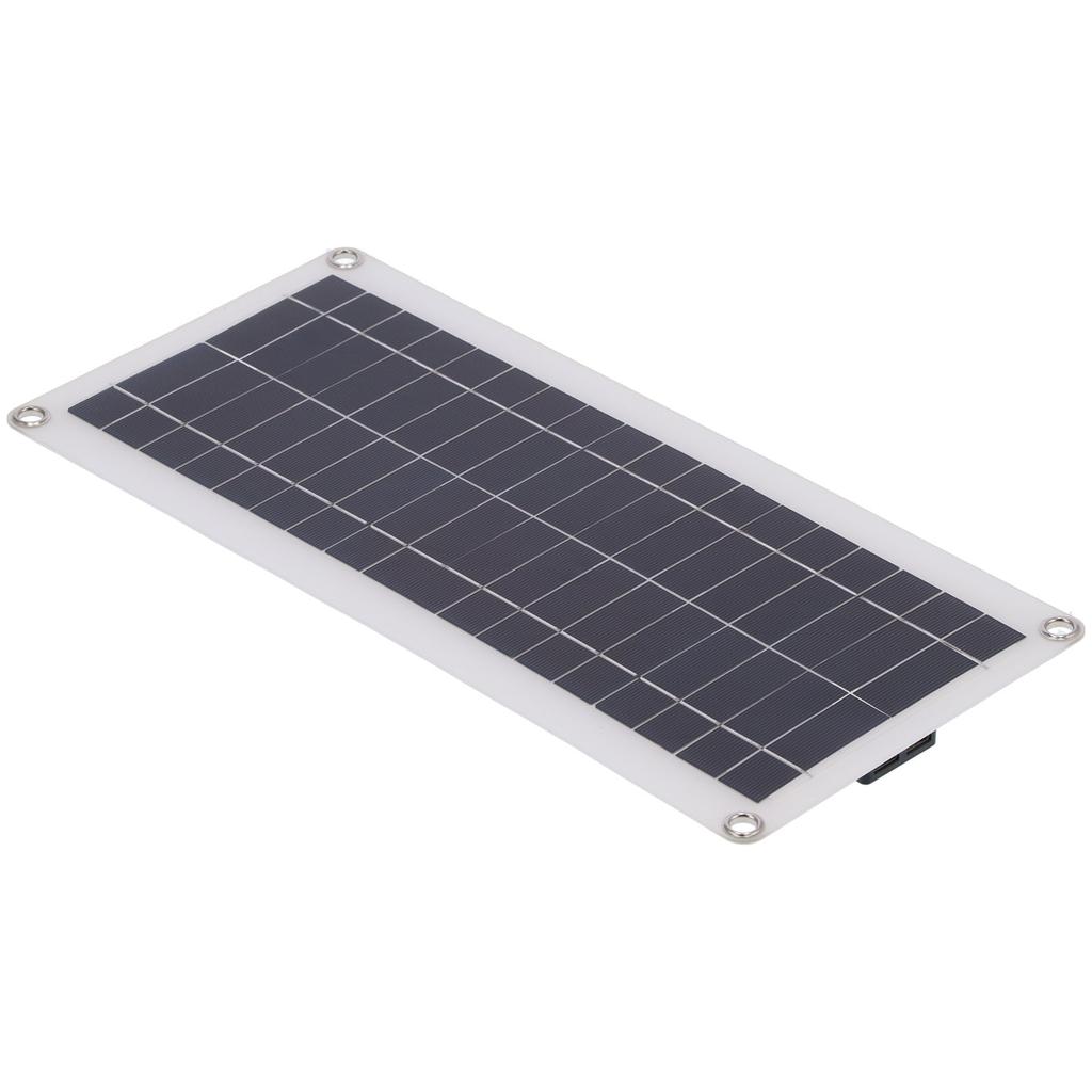 20W Flexible Polycrystalline Solar Panel Dual USB Solar Charger for Solar Street Lamp Car Battery