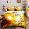 Sunflower and Psalm 113:3 Bedding Set Bedding Set (1 Duvet Cover, 2 Pillowcases, Duvet Not Included)