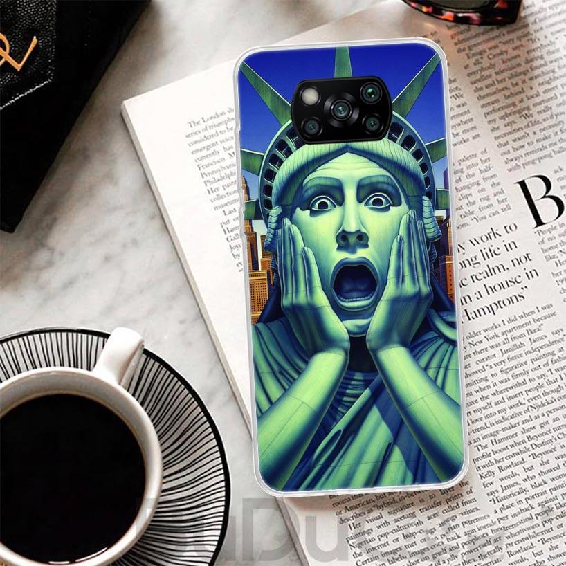 NYC New York City Cover For Xiaomi Poco X6 X7 X5 Pro X4 Gt X3 Nfc F6 Phone Case F5 F4 F3 F2 F1 M5S M4 M3 Print Shell Housing X5