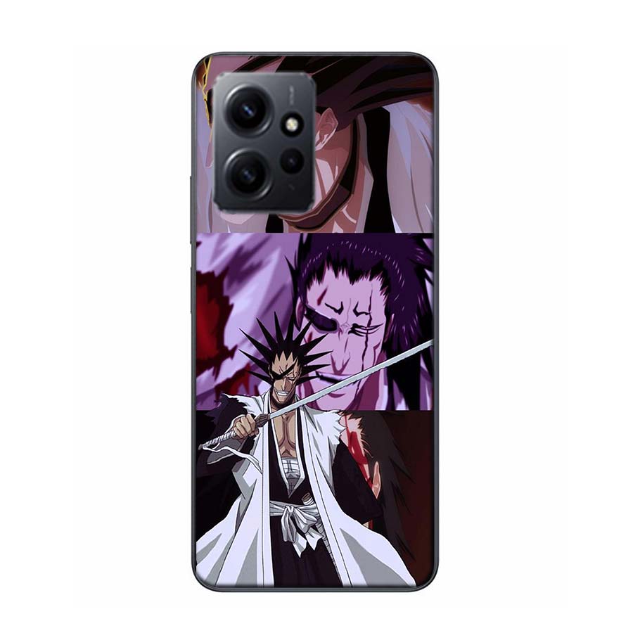 BLEACH Zaraki Kenpachi Phone Case For Redmi Note 14 15 Pro 5G 13 12 Pro Plus 11 11T 11E 11S 10 Pro 10S 9 9S Cover Cell Clear TPU