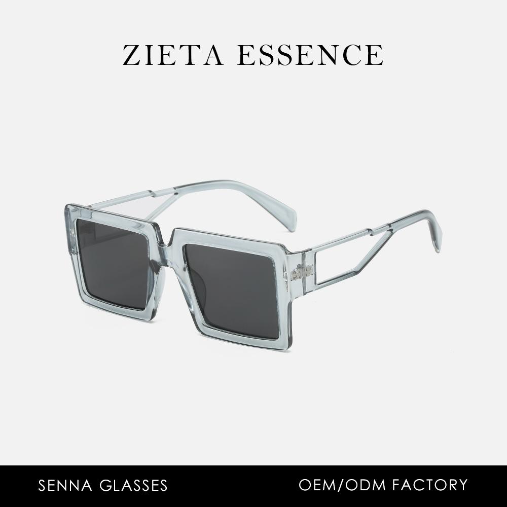 Large Frame Square Hollow G Sunglasses Square Frame Punk Street Shot Sunglasses Hip Hop Personality Glasses