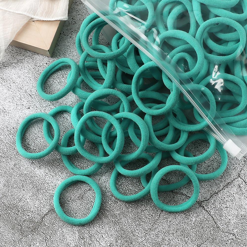100/200PCS 4cm Elastic Hair Bands Candy Colors Hair Ties for Girls Chidren Headband Colorful Hair Accessories Headwear