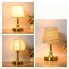 Nordic Style LED Table Lamp Vintage Gold Bedside Lamp Retro Desk Lamp Atmosphere Lamp  Hotel