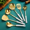 Electroplate Chef Utensil Set Cookware with Premium 201 Stainless Steel 4/6Pcs