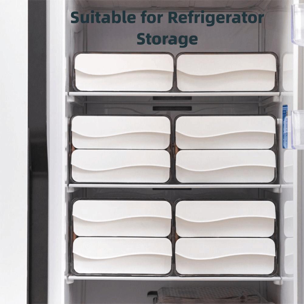 Space Saving Egg Fresh Storage Box Large Capacity Drawer Style Egg Storage Box  Food Preservation