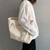 Large Capacity Canvas Bag Sports Shoulder Bag Simple Versatile Large Bag