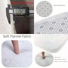 3D Butterfly Pattern Anti Slip Bathroom Mat Soft Flannel Rug Machine Washable Area Carpet for Bedroom and Living Room