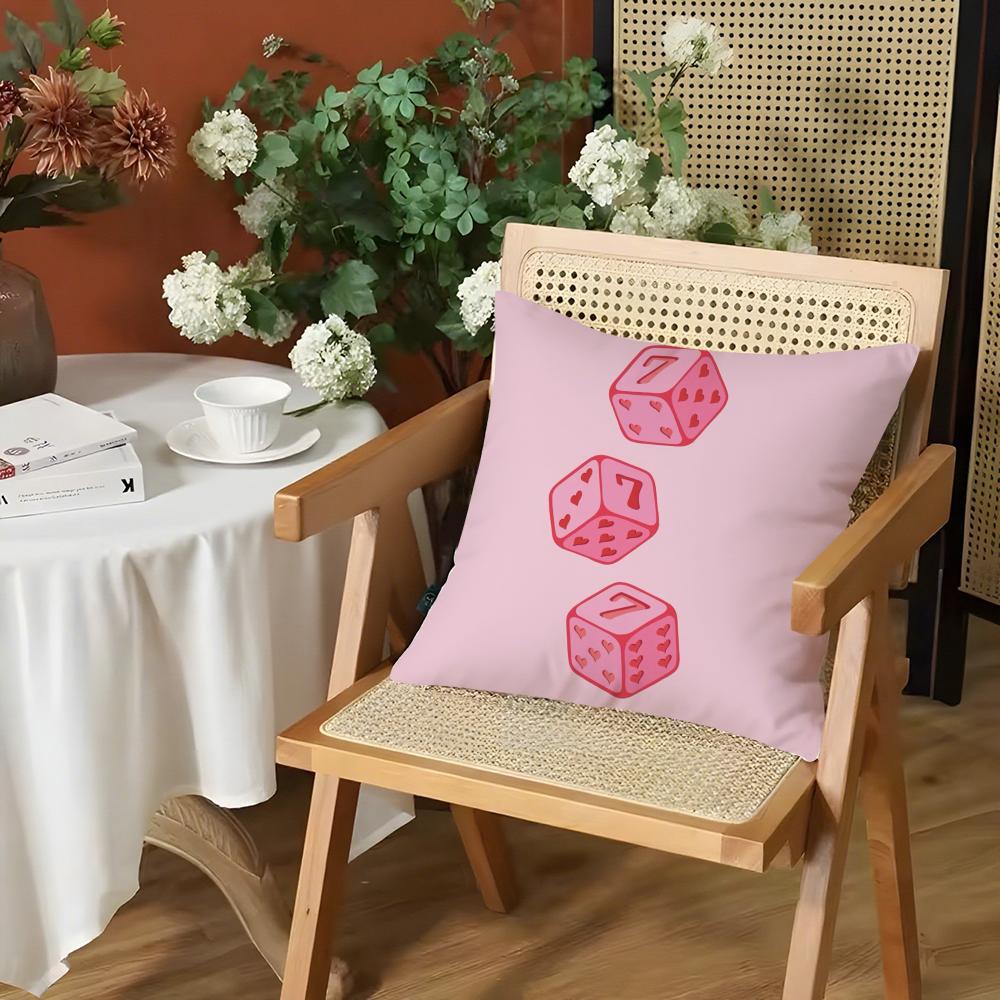 Lucky Angel Numbers Christian Women Cushion Cover Silky Short Plush Invisible Zipper Dustproof Sofa Pillow Case for Home Decor