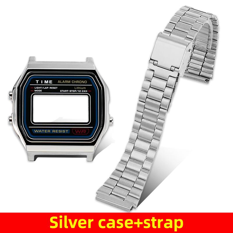 Bracelet de montre en acier inoxydable de haute qualité pour Casio A158 A159W F91W - Accessoires pour hommes