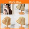 Fisherman Hat Ladies Spring Autumn Striped Lightweight Sun Protection Casual Cap