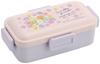 Skater Antibacterial Soft Bento Box with Domed Sumikkogurashi Flower Made In Lid, 530ml, Design, Japan, PFLB6AG-A