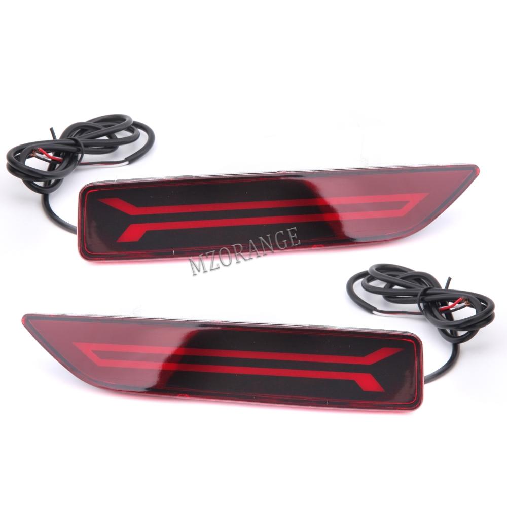 MZORANGE LED bakre støtfangerlys For Honda CRV CR-V 2007 2008 2009 Bremsereflektorlys Tåkebaklys Biltilbehør