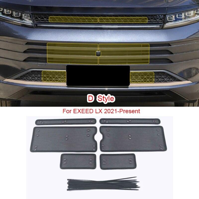 Car Insect-proof Air Inlet Protection Cover Airin Insert Net Vent Racing Grill Filter For CHERY EXEED LX 2021-2025 Car Accessory