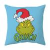Christmas Happy Throw Pillow Cover, 18 X 18 Inch, Winter Holiday Cushion Cover Sofa Decor