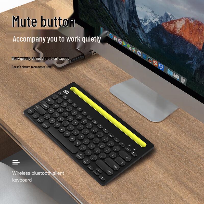 

Fude IK3381T Multi-Device Dual-Mode Bluetooth Keyboard