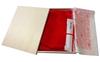 Silk Pure Silk Chanchanko 60th Birthday Longevity Red Made In Respect for the Aged Comes In a Luxury Wooden Box [Kimono Fan] Set, Red, Celebration,