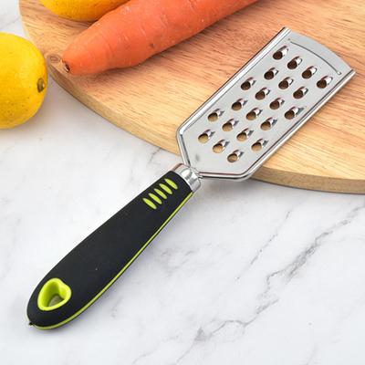 Cheese Grater Ergonomic Long Handle Stainless Steel Tasty Julienne Vegetable Slicer for Restaurant