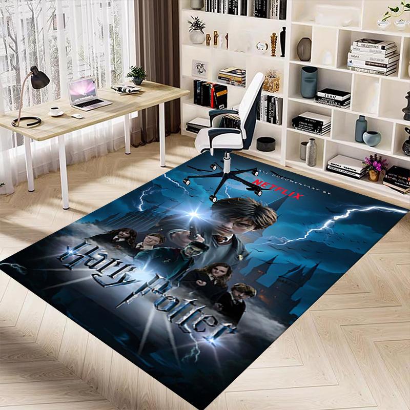 1PC Harry Potter Extra Large Non-Slip Floor carpet, Office, family, bedroom, Studio - Large Area Rug Indoor Rugs1161A