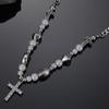 Modny Naszyjnik z Wisiorkiem Krzyżykowym Hip Hop Punk Choker Łańcuszek Obojczykowy Popularna Biżuteria dla Kobiet Dziewcząt