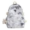 Trend Tie-Dye Student Schoolbag Large-Capacity Literary Backpack Korean Casual Junior High School Student Backpack Female