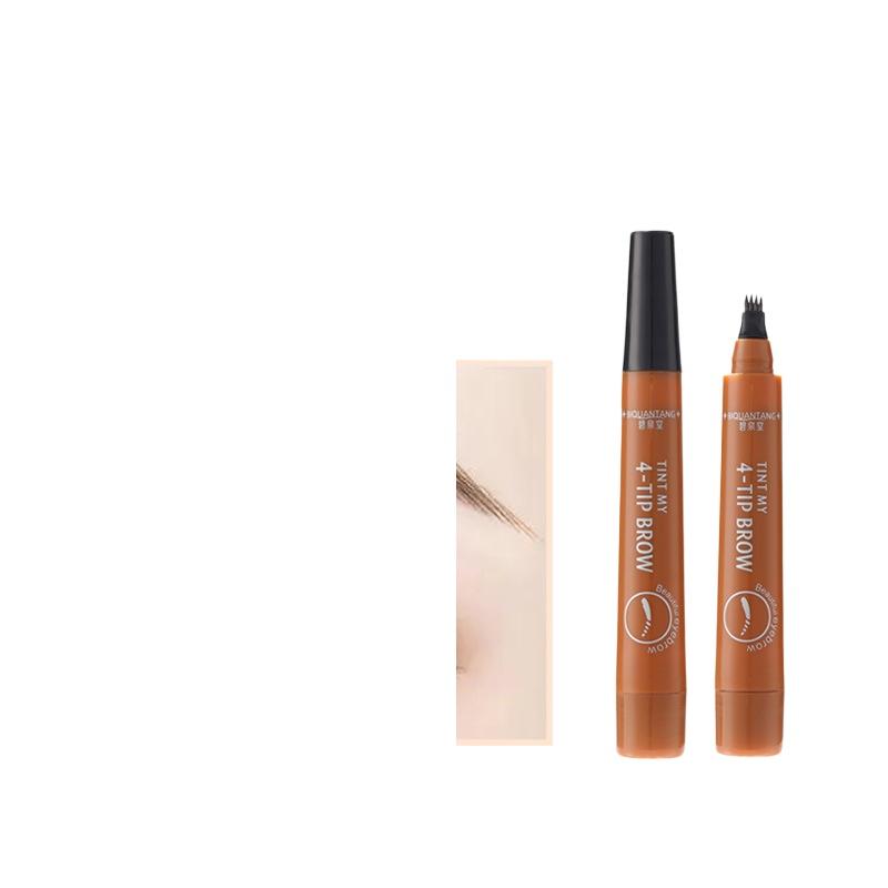 Four-pronged Eyebrow Pencil, Beauty Expert, Quick-drying Fountain Pen, Hairline, Neutral Pen.