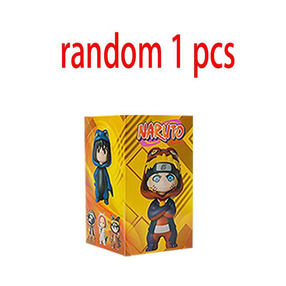 Anime 9pcs/set Naruto Figures Model Naruto Sasuke Kakashi 8cm Doll Costume Design PVCToys Dolls Kid Gift