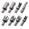 8pcs Carbon Steel Barrel Type Wood Plug Drilling Round Wood Tenon Wood Plug Cutter Hole Opener Woodworking Drill Bit Tool Set