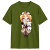 Hetalia Achsenmächte T-Shirt Sommer Baumwoll-T-Shirts Für Unisex Harajuku Lässiges T-Shirt Kurzärmelig Ästhetische Kleidung