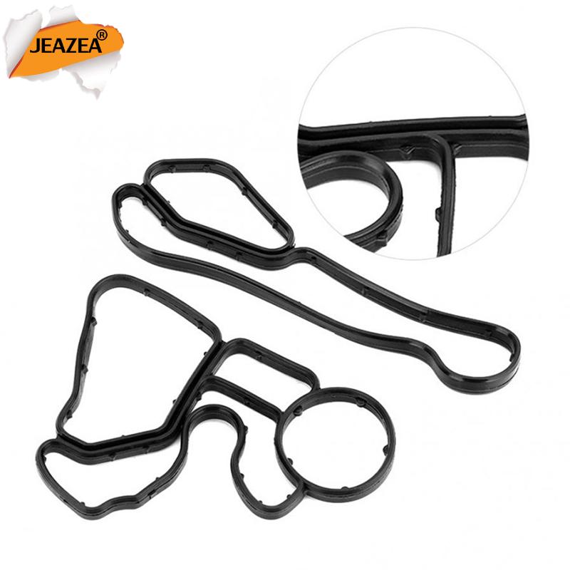 JEAZEA Oil Filter Cooler Stand Housing Adaptor Gasket Seal Set 11428643758 For BMW Mini R56 Cooper 11668626471 11427537293