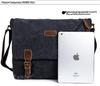 Canvas Crossbody Unisex Travel Tote & Messenger Bag