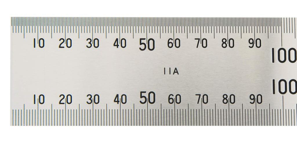 Shinwa Sokutei Straight Stainless Steel JIS 1 Grade with Red Numbers 14052 1.5m